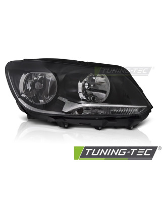 Fari Anteriori Nero per Volkswagen Caddy Touran 2011-2014 (Cod. TT-FVW09R)