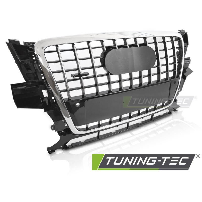 Griglia Frontale Cromato Nero per Audi Q5 8R 2008-2012 (Cod. TT-GRAUC6)