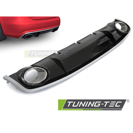 Fanali Posteriori Nero Lucido Nero per Audi A4 B8 2012-2015 (Cod. TT-ZTAU03)