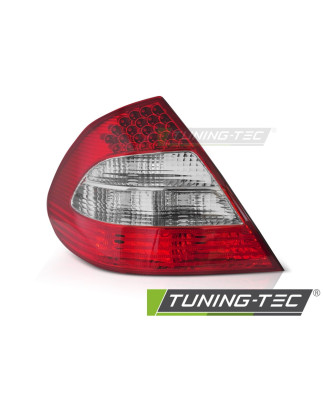 Fanali Posteriori LED LED Rosso/bianco per Mercedes-Benz W211 4D 2006-2009 (Cod. TT-RME01L)