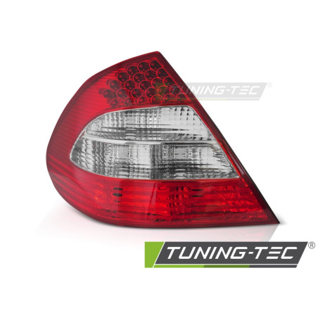 Fanali Posteriori LED LED Rosso/bianco per Mercedes-Benz W211 4D 2006-2009 (Cod. TT-RME01L)