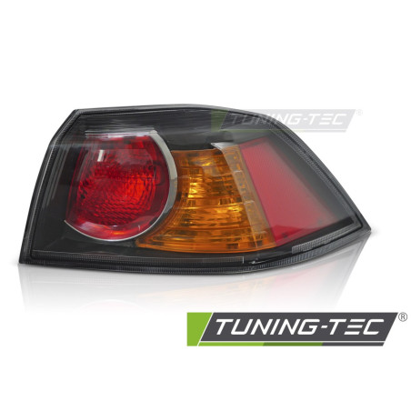 Fanali Posteriori Nero per Mitsubishi Lancer 4D 2008-2016 (Cod. TT-RMI02R)