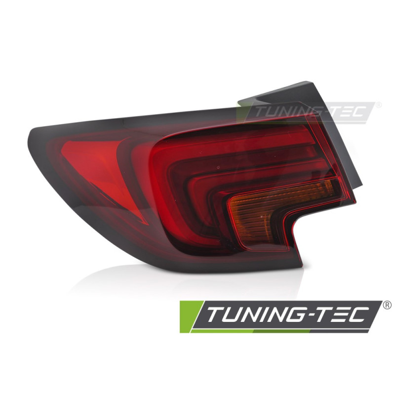 Fanali Posteriori LED LED Rosso Fumé per Opel Astra K Hb 2015-2019 (Cod. TT-ROP05L)
