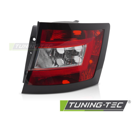 Fanali Posteriori Rosso/bianco per Skoda Fabia 2014-2018 (Cod. TT-RSK02R)