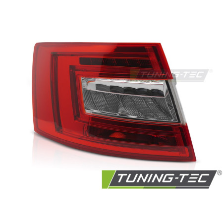 Fanali Posteriori LED LED Rosso/bianco per Skoda Octavia Iii Liftback 2012-2016 (Cod. TT-RSK03L)