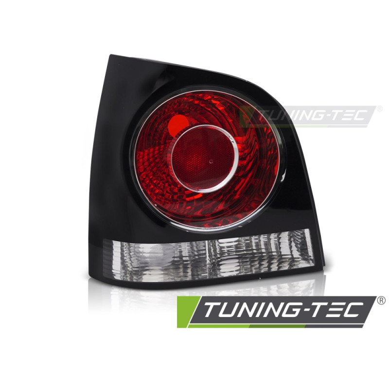 Fanali Posteriori Nero per Volkswagen Polo 9N3 Hb 2005-2009 (Cod. TT-RVW13L)