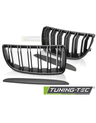 Griglia Frontale Nero Opaco Nero per BMW Serie 3 E90 E91 2005-2008 (Cod. TT-GRBMF6)