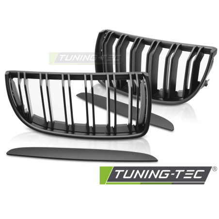 Griglia Frontale Nero Opaco Nero per BMW Serie 3 E90 E91 2005-2008 (Cod. TT-GRBMF6)