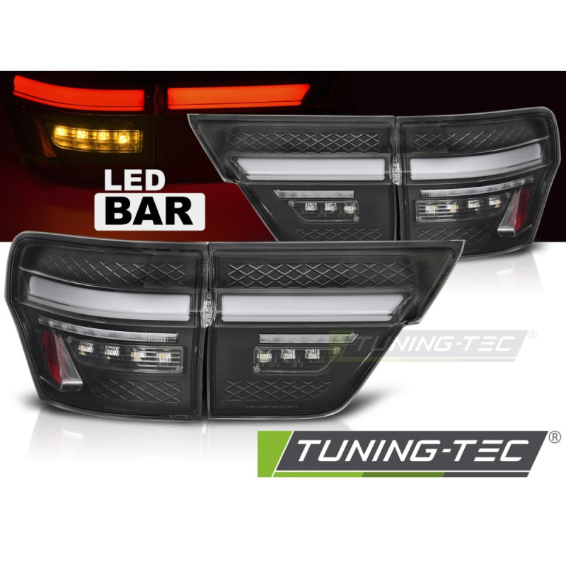 Fanali Posteriori LED Nero per Jeep Grand Cherokee Wk2 2011-2013 (Cod. TT-LDCH46)