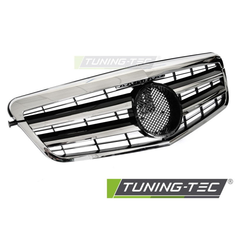 Griglia Frontale Cromato Nero per Mercedes-Benz W212/S212 2009-2013 (Cod. TT-GRME88)