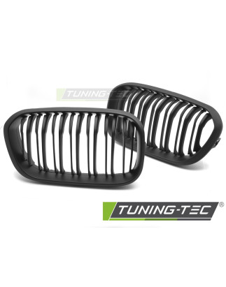 Griglia Frontale Nero Opaco Doppia Barra Nero per BMW F20/F21 Lci 2015-2018 (Cod. TT-GRBMG4)