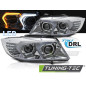 Fari Anteriori LED Cromato per BMW E90/E91 2005-2008 (Cod. TT-LPBMP9)