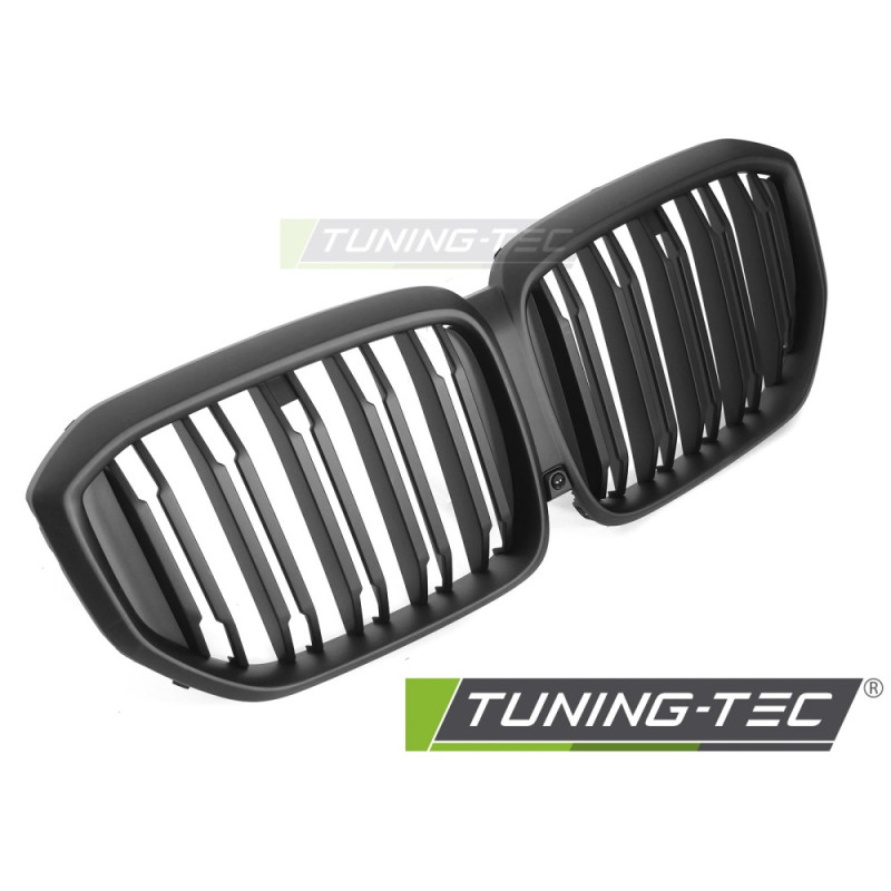 Griglia Frontale Nero Opaco Doppia Barra Nero per BMW X5 G05 Lci Dal 2023 (Cod. TT-GRBMY6)
