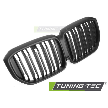 Griglia Frontale Nero Opaco Doppia Barra Nero per BMW X5 G05 Lci Dal 2023 (Cod. TT-GRBMY6)