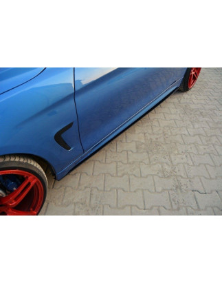Diffusori minigonne racing for BMW 4  M-Pack F32 / F36 / F33 (Cod. M-BM-4-F32-MPACK-CNC-SD1A)