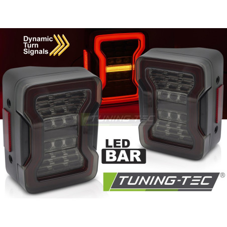 Fanali Posteriori LED per Chrysler Jeep Wrangler Jk 2007-2018 (Cod. TT-LDCH42)
