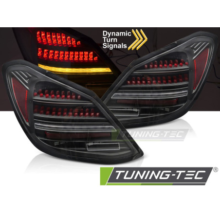 Fanali Posteriori LED Nero per Mercedes-Benz C-class W205 2014-2021 (Cod. TT-LDMEH1)