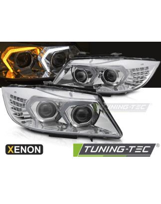Fari Anteriori LED Cromato per BMW E90/E91 Lci 2009-2011 (Cod. TT-LPBMP5)