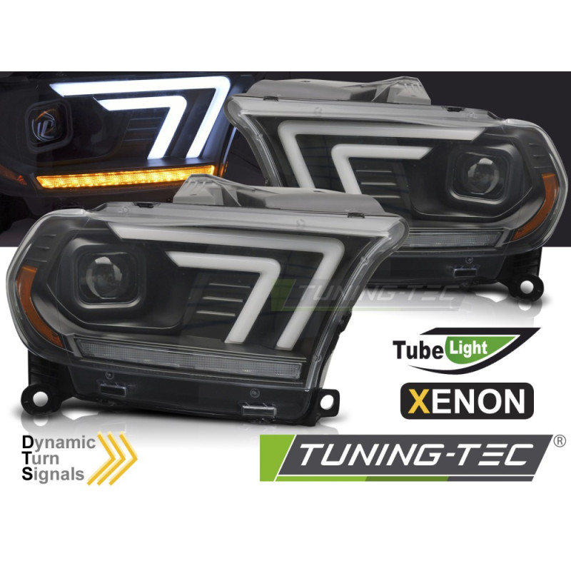 Fari Anteriori Nero per Dodge Durango 2010-2013 (Cod. TT-LPDO51)