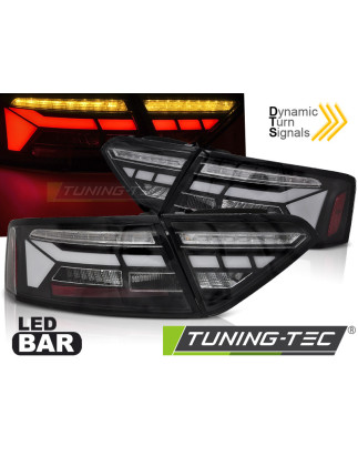 Fanali Posteriori LED Nero per Audi A5 OEM Bulb 2011-2016 (Cod. TT-LDAUJ6)