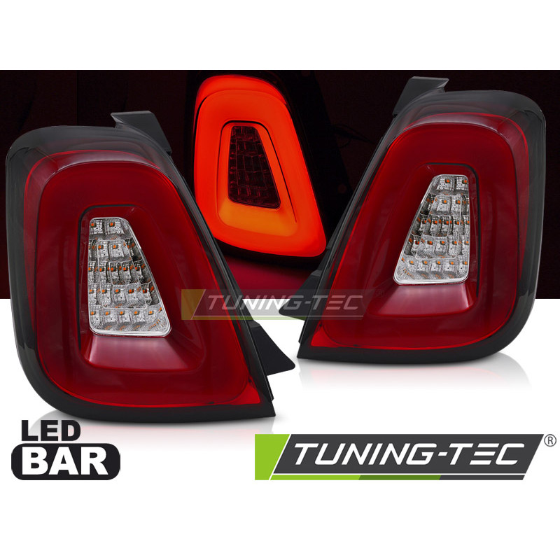 Fanali Posteriori LED per Fiat 500 2015-2020 (Cod. TT-LDFI06)
