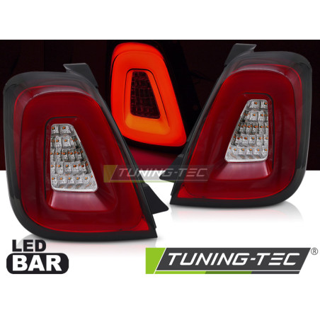 Fanali Posteriori LED per Fiat 500 2015-2020 (Cod. TT-LDFI06)