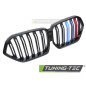 Griglia Frontale Nero Lucido Doppia Barra Nero per BMW X6 G06 2019-2023 (Cod. TT-GRBMY9)