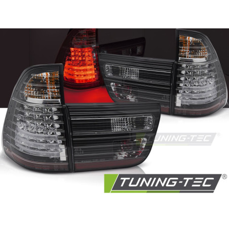 Fanali Posteriori LED Nero per BMW X5 E53 09/1999-10/2003 (Cod. TT-LDBMN5)