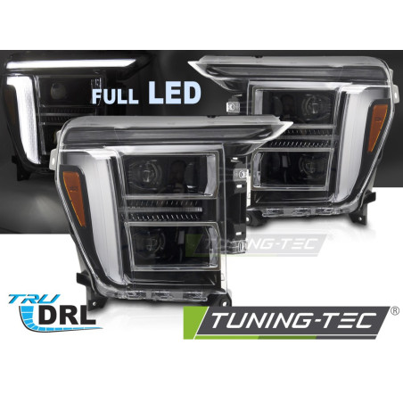 Fari Anteriori Luci Diurne DRL LED per Ford F150 Mk14 2020-2023 (Cod. TT-LPFOD5)