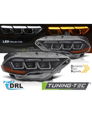 Fari Anteriori Nero per Ford Mustang 2018-2021 (Cod. TT-LPFOC3)