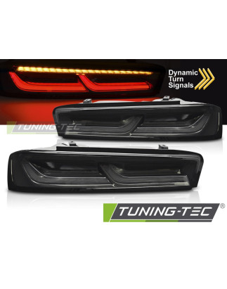 Fanali Posteriori LED Nero per Chevrolet Camaro 2016-2018 (Cod. TT-LDCT06)