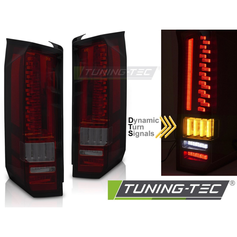 Fanali Posteriori LED Rosso Fumé per Volkswagen Crafter Dal 2017 (Cod. TT-LDVWU2)