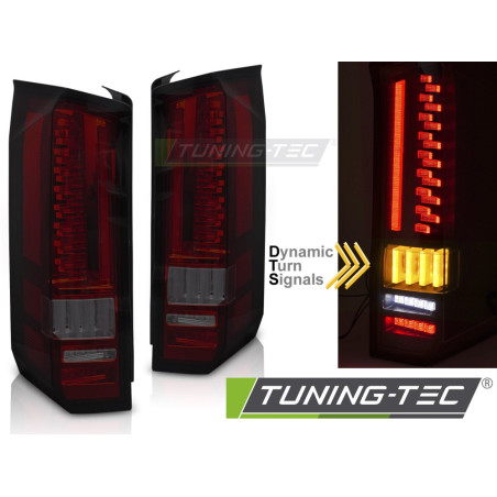 Fanali Posteriori LED Rosso Fumé per Volkswagen Crafter Dal 2017 (Cod. TT-LDVWU2)