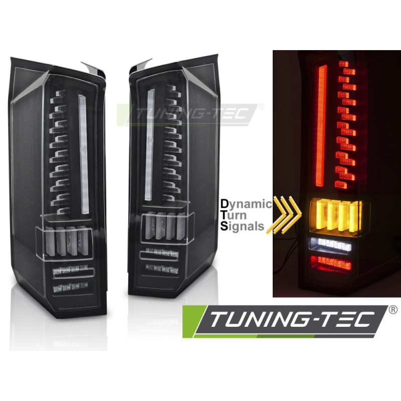 Fanali Posteriori LED Nero per Volkswagen VW Crafter Dal 2017 (Cod. TT-LDVWU0)