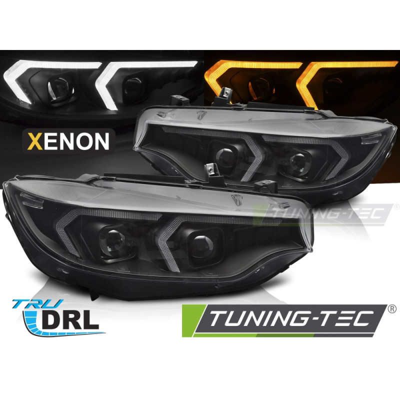 Fari Anteriori Nero per BMW F32/F33 2013-2017 (Cod. TT-LPBMR4)