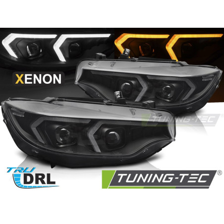 Fari Anteriori Nero per BMW F32/F33 2013-2017 (Cod. TT-LPBMR4)