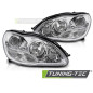 Fari Anteriori Cromato per Mercedes-Benz W220 S-klasa 1998-2002 (Cod. TT-LPMEF1)