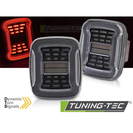Fanali Posteriori LED per Jeep Wrangler Yj /tj 96-06 1991-1996 (Cod. TT-LDCH43)