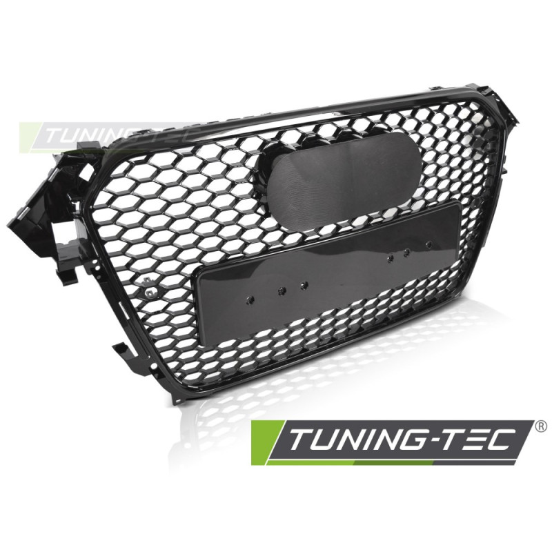 Griglia Frontale Nero Lucido Nero per Audi A4 B8 2012-2015 (Cod. TT-GRAU98)