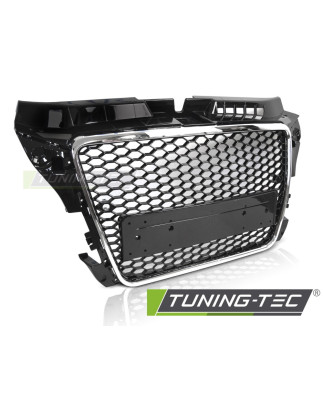 Griglia Frontale Cromato Nero per Audi A3 8P 2008-2012 (Cod. TT-GRAU94)