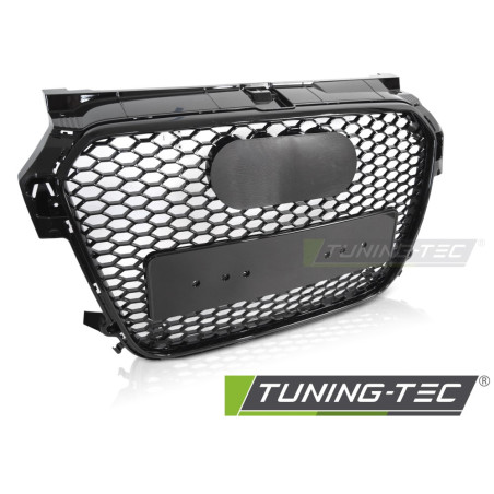 Griglia Frontale Nero Lucido Nero per Audi A1 8X 2010-2014 (Cod. TT-GRAU92)