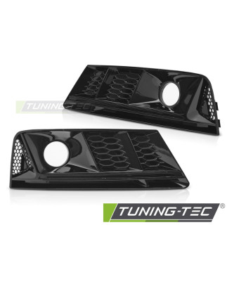 Fanali Posteriori Nero Lucido Nero per Audi A4 B9 2015-2019 (Cod. TT-GRAUA3)