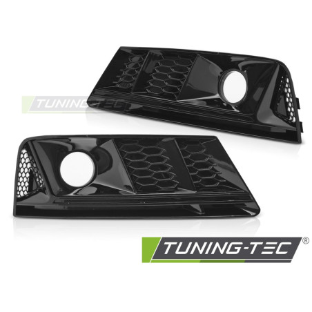 Fanali Posteriori Nero Lucido Nero per Audi A4 B9 2015-2019 (Cod. TT-GRAUA3)