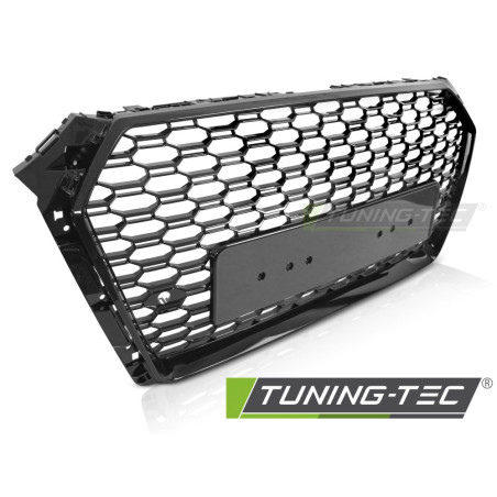 Griglia Frontale Nero Lucido Nero per Audi A4 B9 2015-2019 (Cod. TT-GRAUA1)