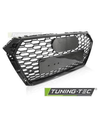 Griglia Frontale Nero Lucido Nero per Audi A4 B9 2015-2019 (Cod. TT-GRAUA0)