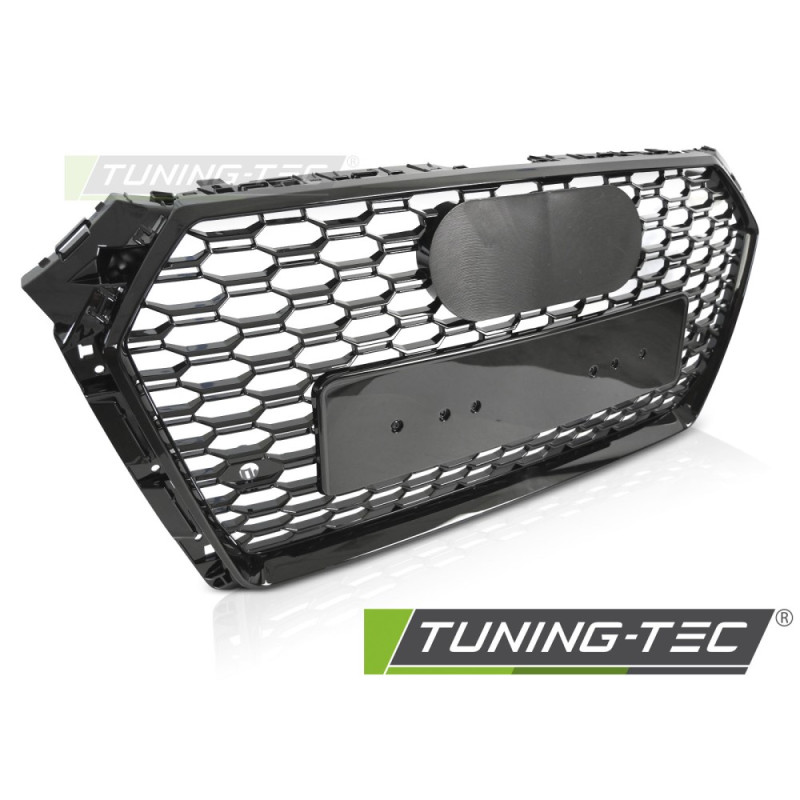 Griglia Frontale Nero Lucido Nero per Audi A4 B9 2015-2019 (Cod. TT-GRAUA0)