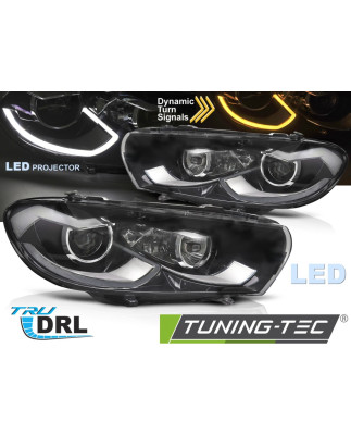 Fari Anteriori Luci Diurne DRL LED per Volkswagen Scirocco Iii 2008-2014 (Cod. TT-LPVWZ2)