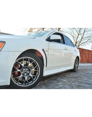 Diffusori minigonne racing Mitsubishi Lancer Evo X (Cod. M-MI-LA-10-EVO-CNC-SD1A)