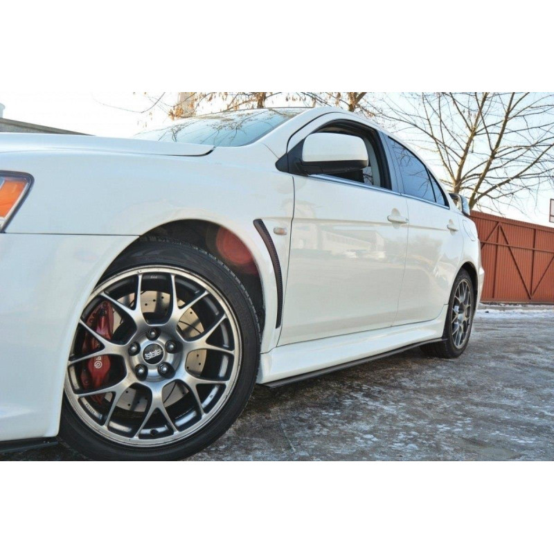 Diffusori minigonne racing Mitsubishi Lancer Evo X (Cod. M-MI-LA-10-EVO-CNC-SD1A)