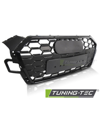 Griglia Frontale Nero Lucido Nero per Audi A5 F5 2019-2023 (Cod. TT-GRAUB1)